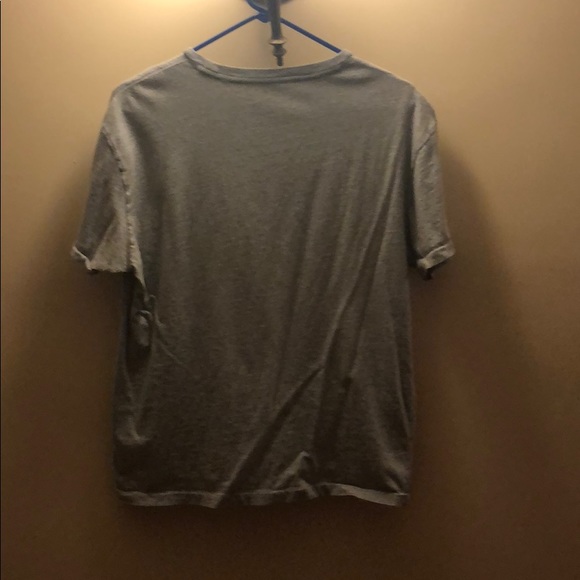Gray Short Sleeve Shirt w/ pocket - Picture 2 of 2